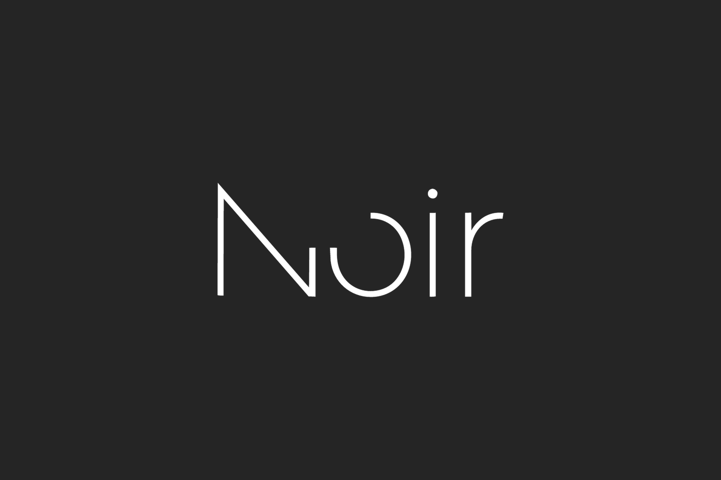 Logo Noir su nero